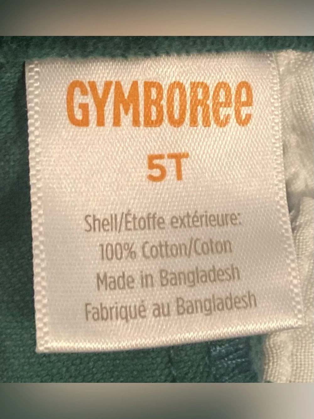 Gymboree Deep Green velvet Pants Size 5T